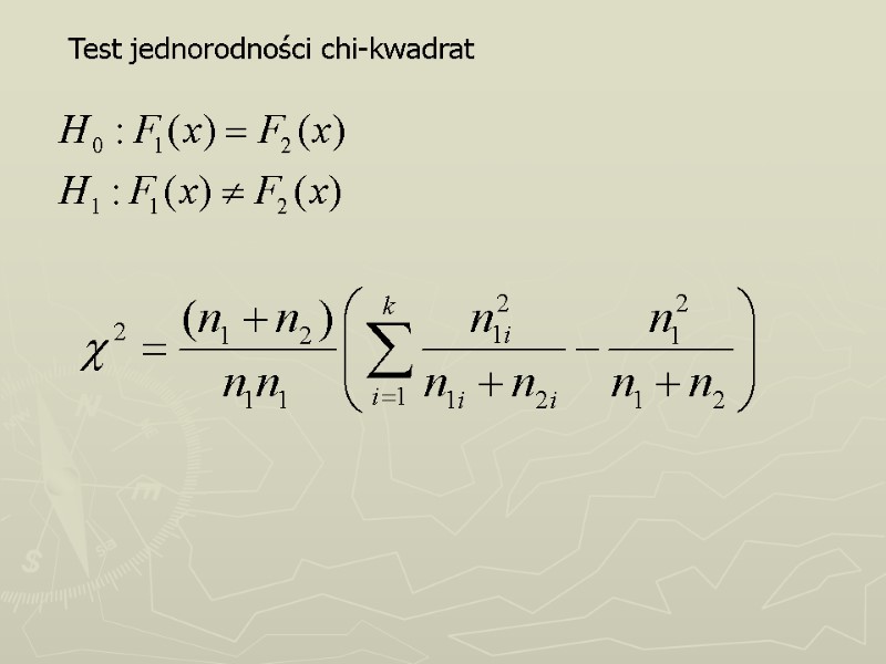 Test jednorodności chi-kwadrat